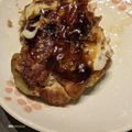 クックAJ48VX☆'s cooksnap of when they made ナス嫌いも喜ぶ☆ナスバーグのお好み焼き風.
