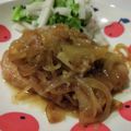 ☆彡りこ☆彡's cooksnap of when they made トンカツ用のロース肉でトンテキ.