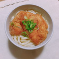 柴犬のお顔☆'s cooksnap of when they made 白だしで簡単にお店の味！きつねうどん。.