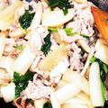 soraのした's cooksnap of when they made ☆大根と豚バラのオイスター炒め☆.