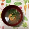 おはなすき's cooksnap of when they made 魚河岸揚げとわかめの味噌汁.