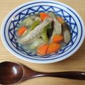たたみずん's cooksnap of when they made 冷え解消！鶏肉ともち麦のスープ.