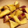 ちびとくま's cooksnap of when they made レンジで簡単♪大学芋風ほくほくさつまいも.