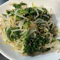 ＭＩ−ＳＡＮ's cooksnap of when they made 副菜！テッパン！もやしとほうれん草の浸し.