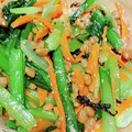 seacomet's cooksnap of when they made 旬の野菜と納豆と塩昆布の和え物.