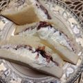 吉祥子's cooksnap of when they made あんことホイップクリームのデザートサンド.