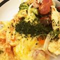 Eire's cooksnap of when they made 残りご飯で　『とろ～りライスピザ』.