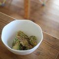 みるく茶's cooksnap of when they made 簡単☆アボカドにんにくごま油♡おつまみ.