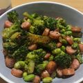 ぎょうざ好きうめりー's cooksnap of when they made 簡単！ブロッコリーとウインナー炒めるだけ.