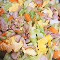 みき☆ハチ's cooksnap of when they made 豚こまキャベツ卵オイスターソース炒め.