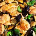 keeee61's cooksnap of when they made 意外と簡単黒酢炒め！ナス鶏ネギの黒酢炒め.