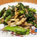 しるく汐岬's cooksnap of when they made シンプルに旨い◎しめじと春菊の炒めナムル.