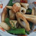 林檎★日和's cooksnap of when they made オクラとちくわのきんぴら.