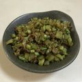 papikun's cooksnap of when they made 超簡単醤油だけ★蕪の葉(大根)ふりかけ★.