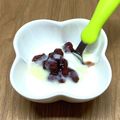 にきけん's cooksnap of when they made 旨い(๑´ლ`)小豆練乳ヨーグルト～♪.