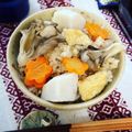 ぼちぼち料理してます's cooksnap of when they made 里芋の炊き込みご飯.