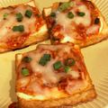 ちょこみ51's cooksnap of when they made フライパンで厚揚げピザ！キムチチーズ焼き.