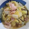 やしゅう's cooksnap of when they made お助け！白菜と塩昆布とベーコンのうま煮.