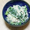 一番星寿美次郎's cooksnap of when they made 小松菜と豆腐の塩麹和え.
