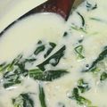 ヨシヨッシー's cooksnap of when they made 夜食に簡単★ほうれん草のミルクスープ★.