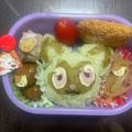★灰璃★'s cooksnap of when they made ニャオハ弁当☆ポケモンキャラ弁.