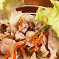 お魚屋さんはるま。's cooksnap of when they made 【栄養士直伝】豚もも肉のコク旨中華だれ.
