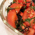 もか☆☆☆'s cooksnap of when they made ＊トマトと大葉の塩昆布和え＊.