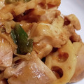 けあけあ's cooksnap of when they made 柿の甘み！蓮根と鶏モモのオイスター炒め.