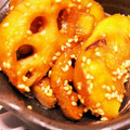 バニラとソラ's cooksnap of when they made れんこんとさつまいもの甘酢炒め.