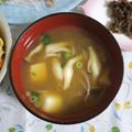 mmameco's cooksnap of when they made 玉ねぎのお味噌汁！！.