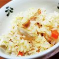 あおやがら's cooksnap of when they made 簡単リメイク♡コストコチキンの炊込みご飯.
