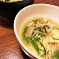 bb☆'s cooksnap of when they made 水菜のかきたまスープ.