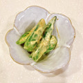 クックEBXFTK☆'s cooksnap of when they made オクラのめんつゆマヨ和え.