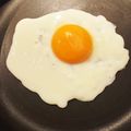 クック41OUTP☆'s cooksnap of when they made 黄身が綺麗な目玉焼きの作り方*半熟.