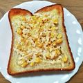 ＊なぁ＊'s cooksnap of when they made ちょっぴり大人のコーンマヨトースト.