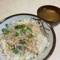 papikun's cooksnap of when they made しらすたっぷり・天かすで☆ぶっかけ丼.