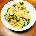 J_son's cooksnap of when they made モヤシとほうれん草とツナのゴマドレ和え.