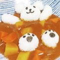 ゆいころままこ's cooksnap of when they made デコカレー☺白クマさんの海水浴.