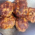 mari501225's cooksnap of when they made 合いびき肉玉ねぎ！ありふれたハンバーグ.