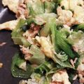 ahirunrunr's cooksnap of when they made レタス大量消費！卵と炒めるだけ♫.