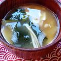花時計咲いた's cooksnap of when they made 味噌汁④わかめとえのき.