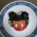 Viscuit's cooksnap of when they made 簡単！ミッキーシルエットおにぎりの作り方.