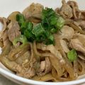 yummy?'s cooksnap of when they made 蒟蒻でかさ増し！簡単豚と牛蒡のしぐれ煮風.