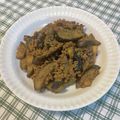 tazu380064's cooksnap of when they made 茄子のカレー挽肉炒め.