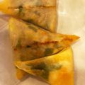 ぼーの28's cooksnap of when they made 三角春巻き.