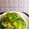ｘｘｘめろｘｘｘ's cooksnap of when they made 大量消費に♪レタスだけ炒め.