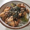toccot's cooksnap of when they made 簡単にお店の味！香ばしだれのねぎま焼鳥丼.