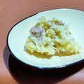 tkys's cooksnap of when they made いぶりがっこタルタルで作る激うまポテサラ.
