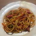 Yokchina's cooksnap of when they made ランチに✿懐かしの本格ナポリタンパスタ.