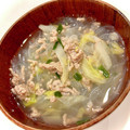 悠LOVE航's cooksnap of when they made 白菜のとろとろスープ＊春雨入れても.